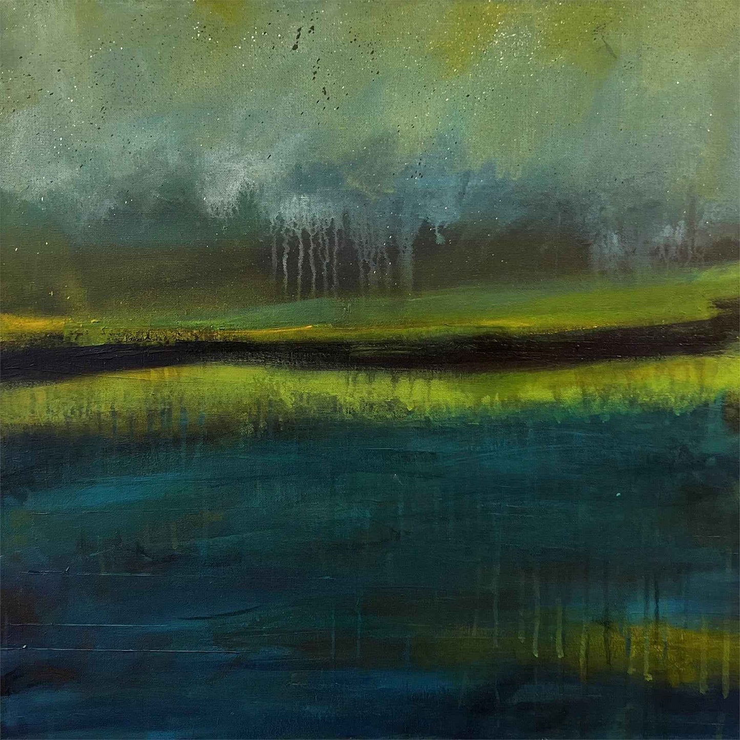 Faint mornin' light - 24x24"