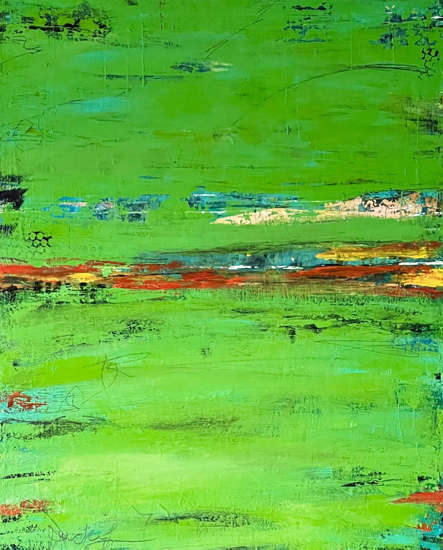 So damn lucky - 24x30"