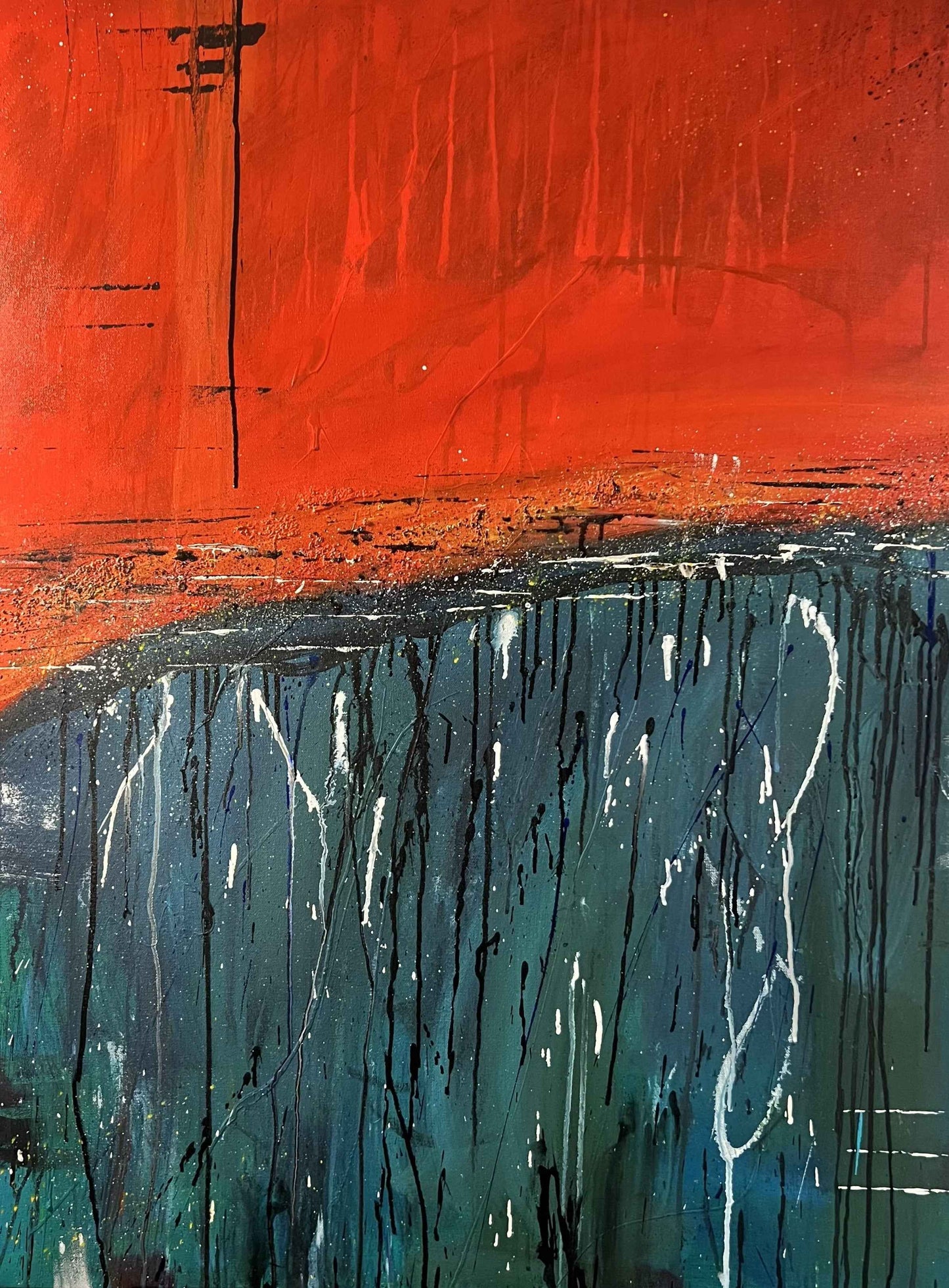 "Heavy as stone" 30x40"