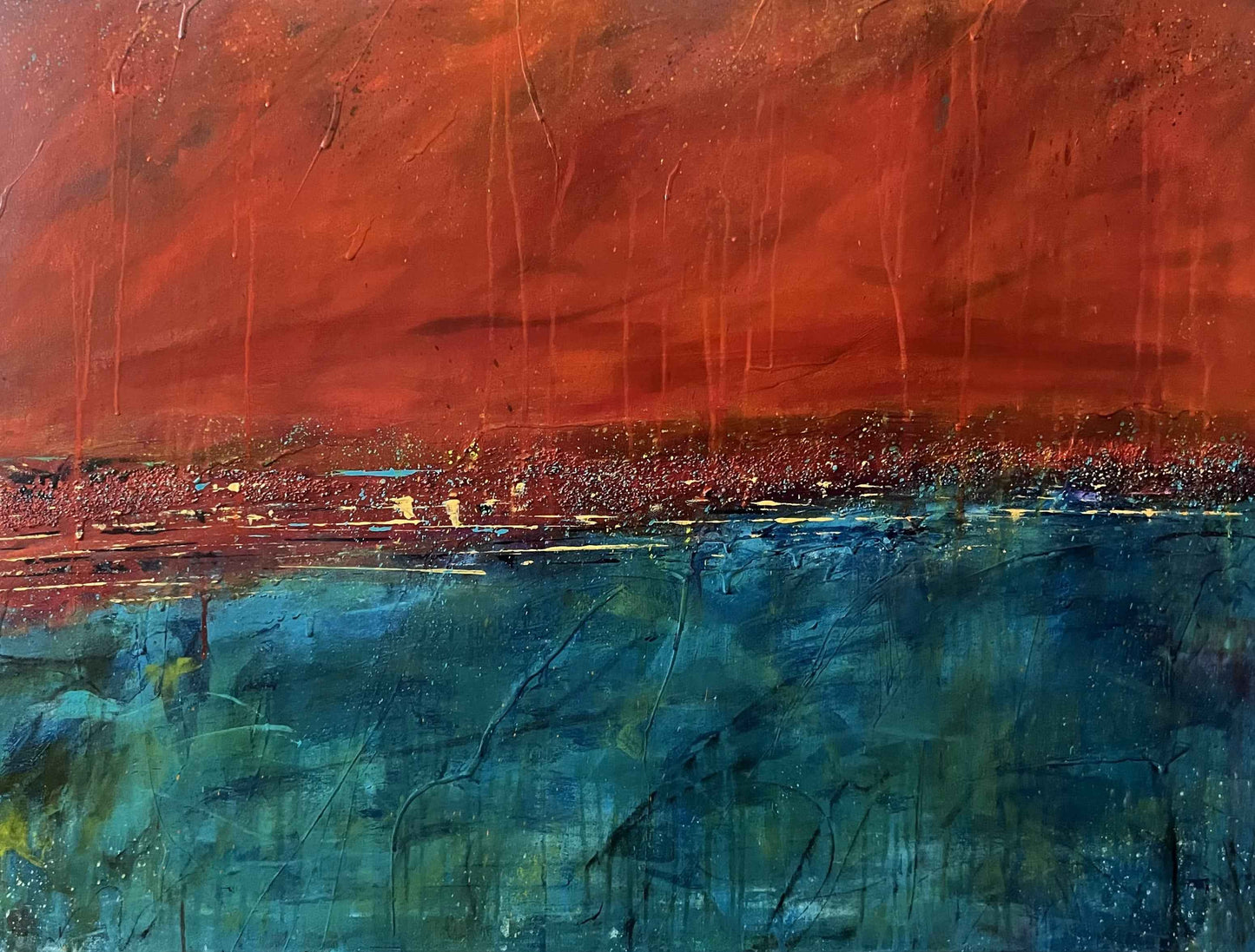 "This is the last stop" 30x40"