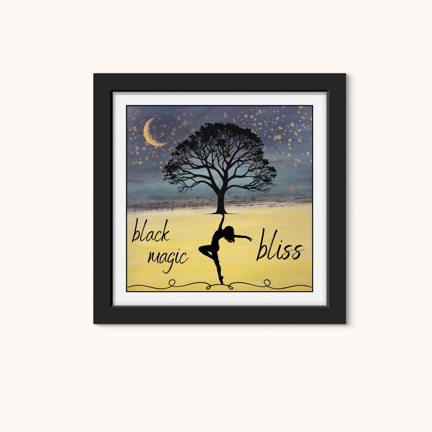 Print - “Black magic bliss”