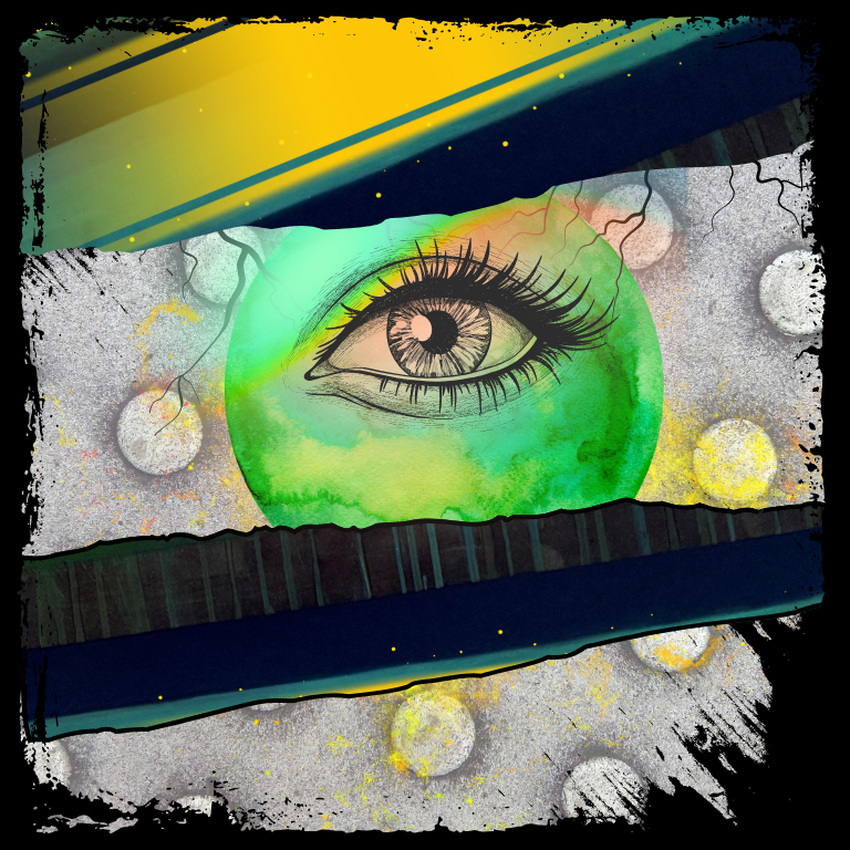 Print - “Eyes on green”