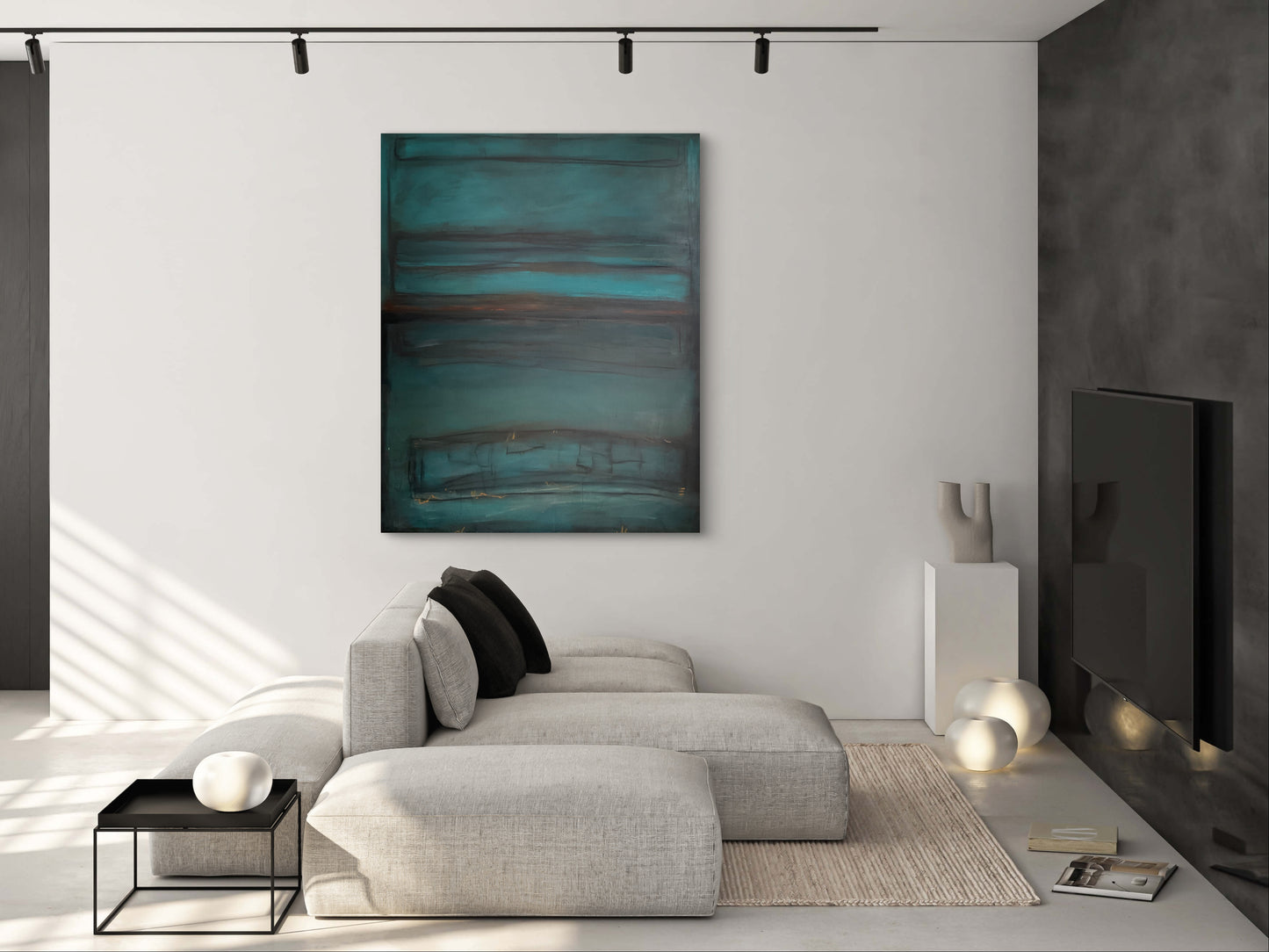 “Looking down from here” 48x60”