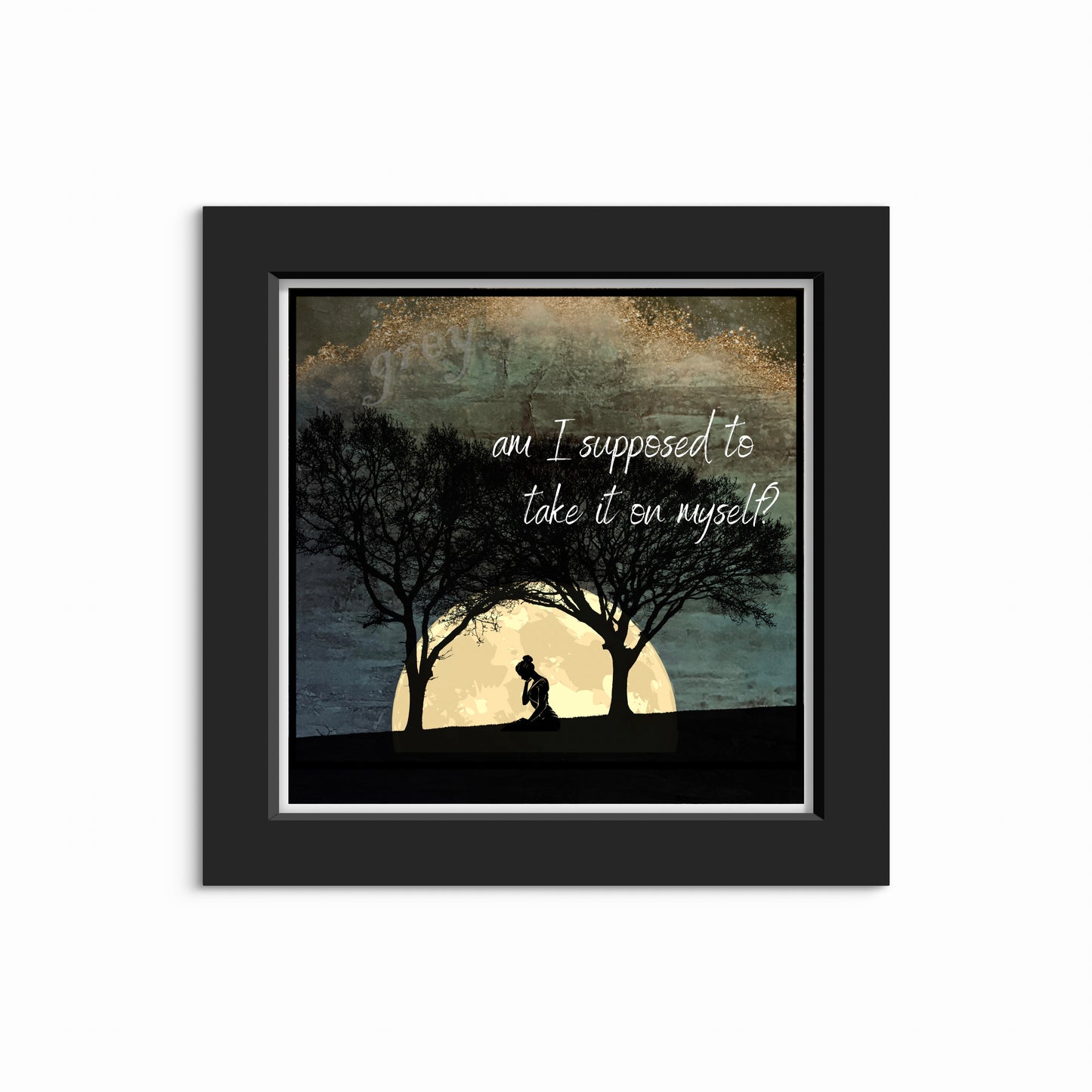 Print - “Stumbling through memories”