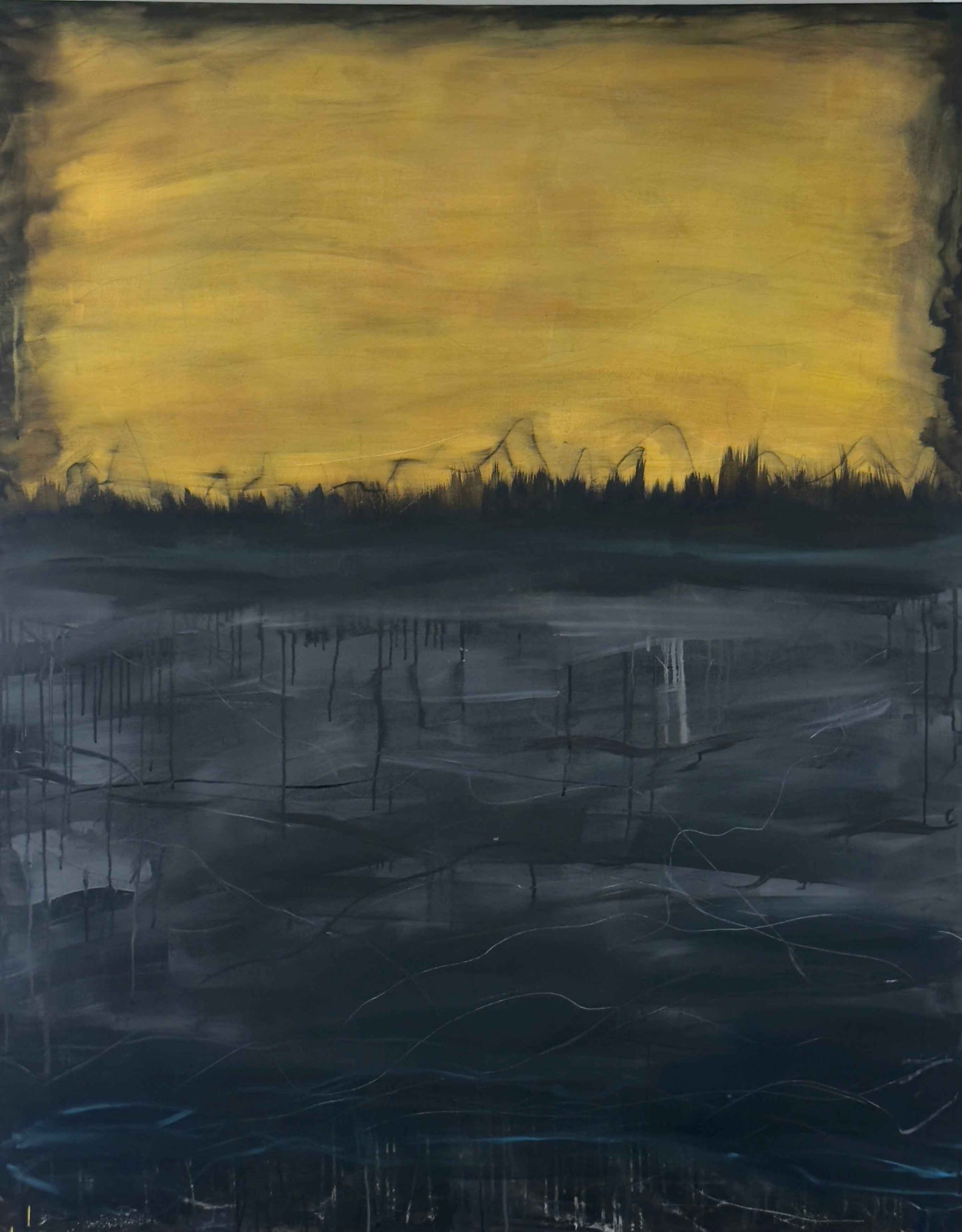 Somewhere between truth and reality -48x60"