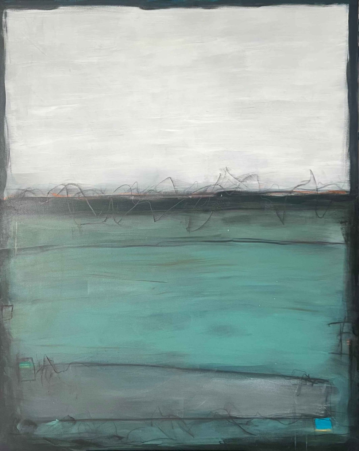 Looking down from here - 48x60"