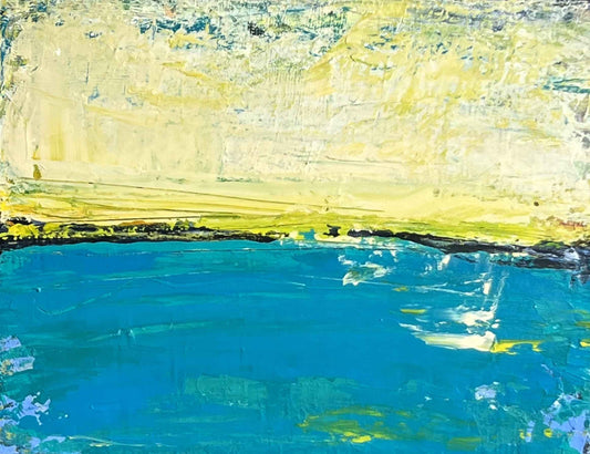 The glow of something bright - 14x18"