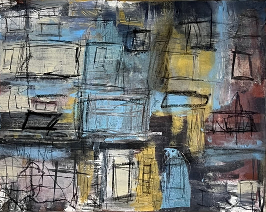 "Singing from the windows" 16x20"