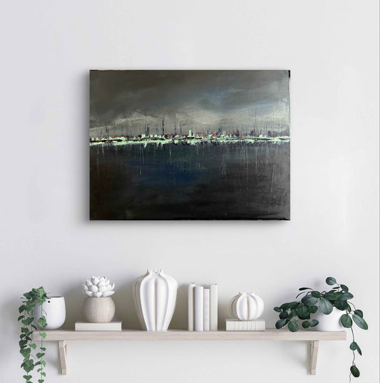 If you could keep me floating - 20x24"
