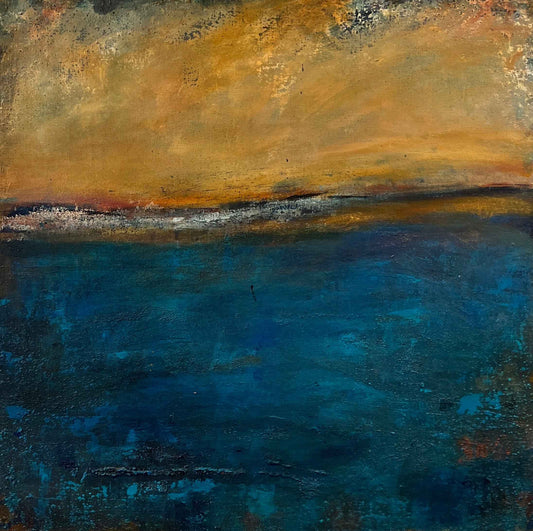 "Black hole sun" 24x24"