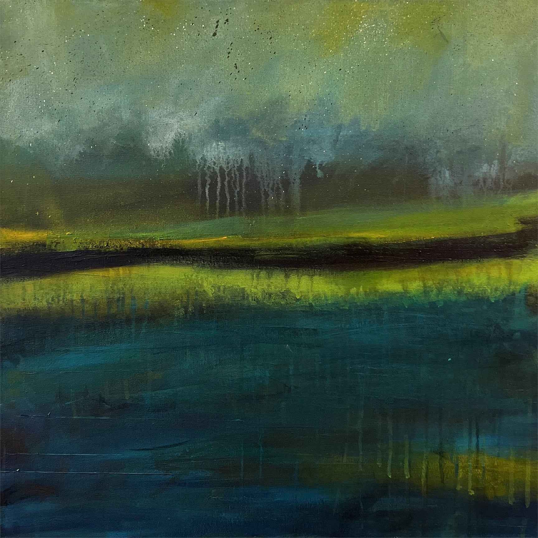 Faint mornin' light - 24x24"