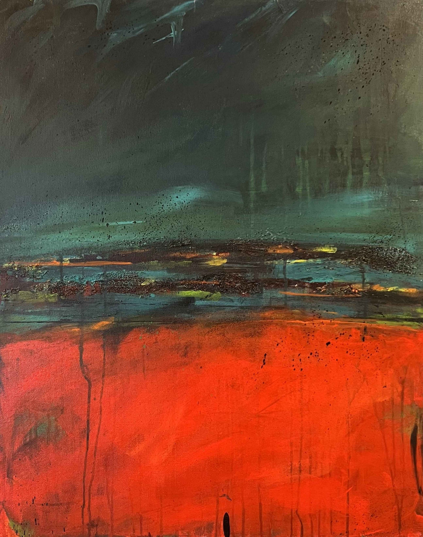 "Trouble get behind me now" 24x30"