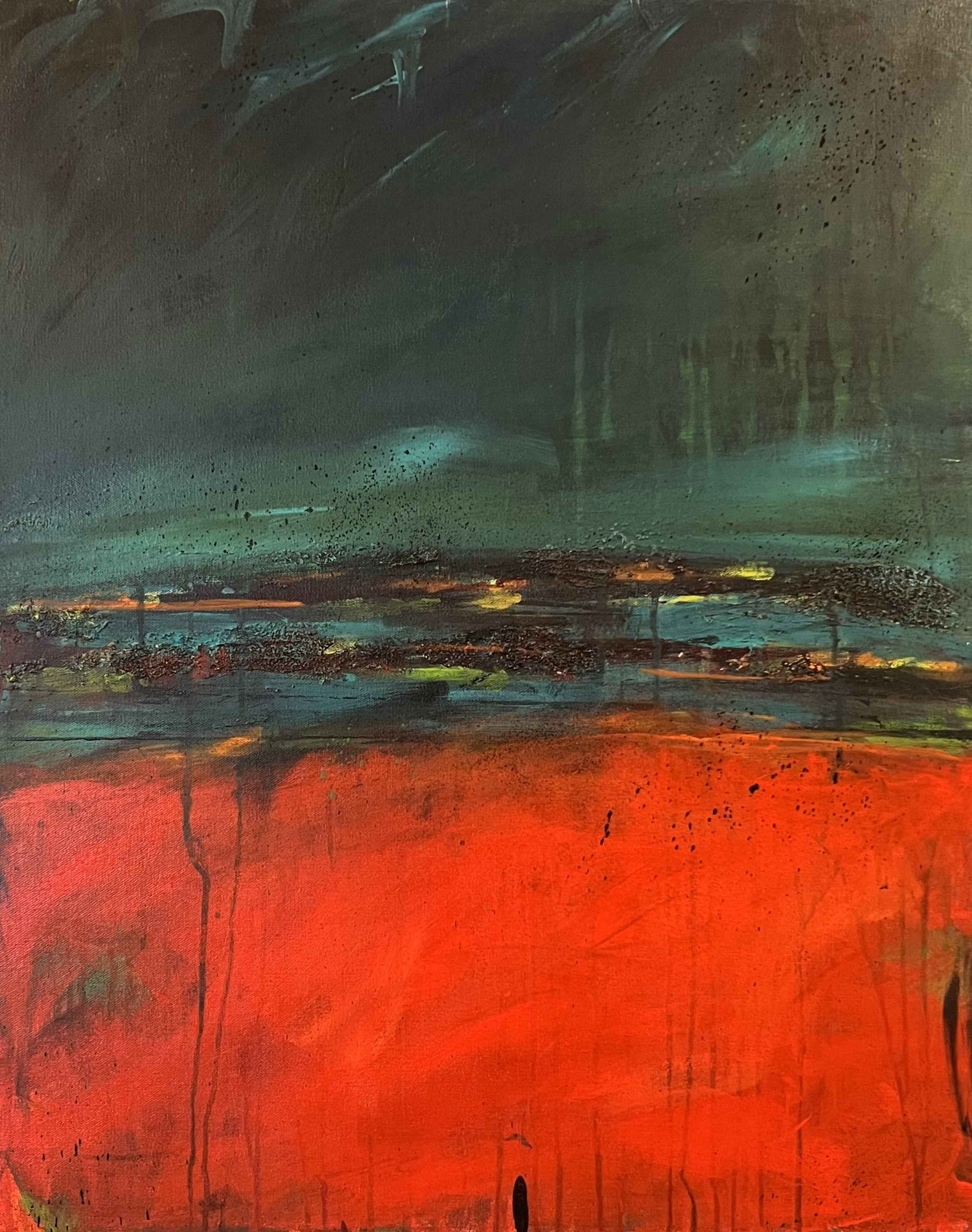 "Trouble get behind me now" 24x30"