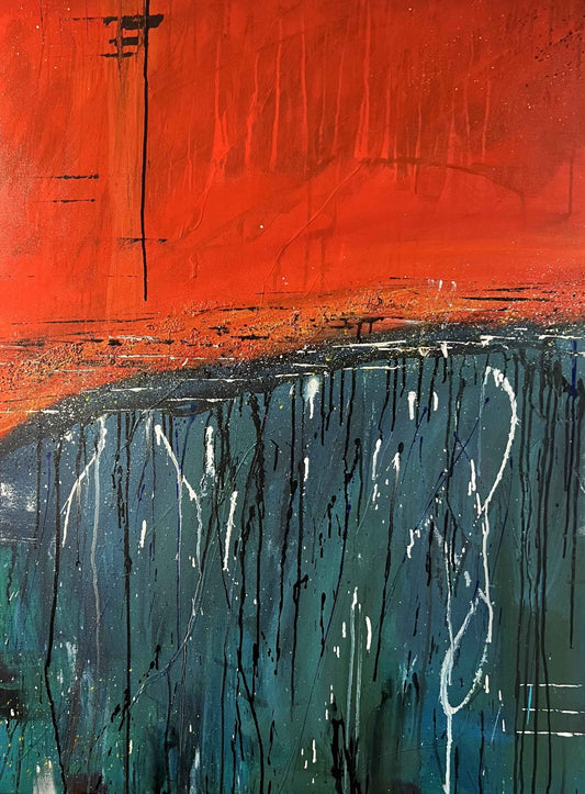 "Heavy as stone" 30x40"