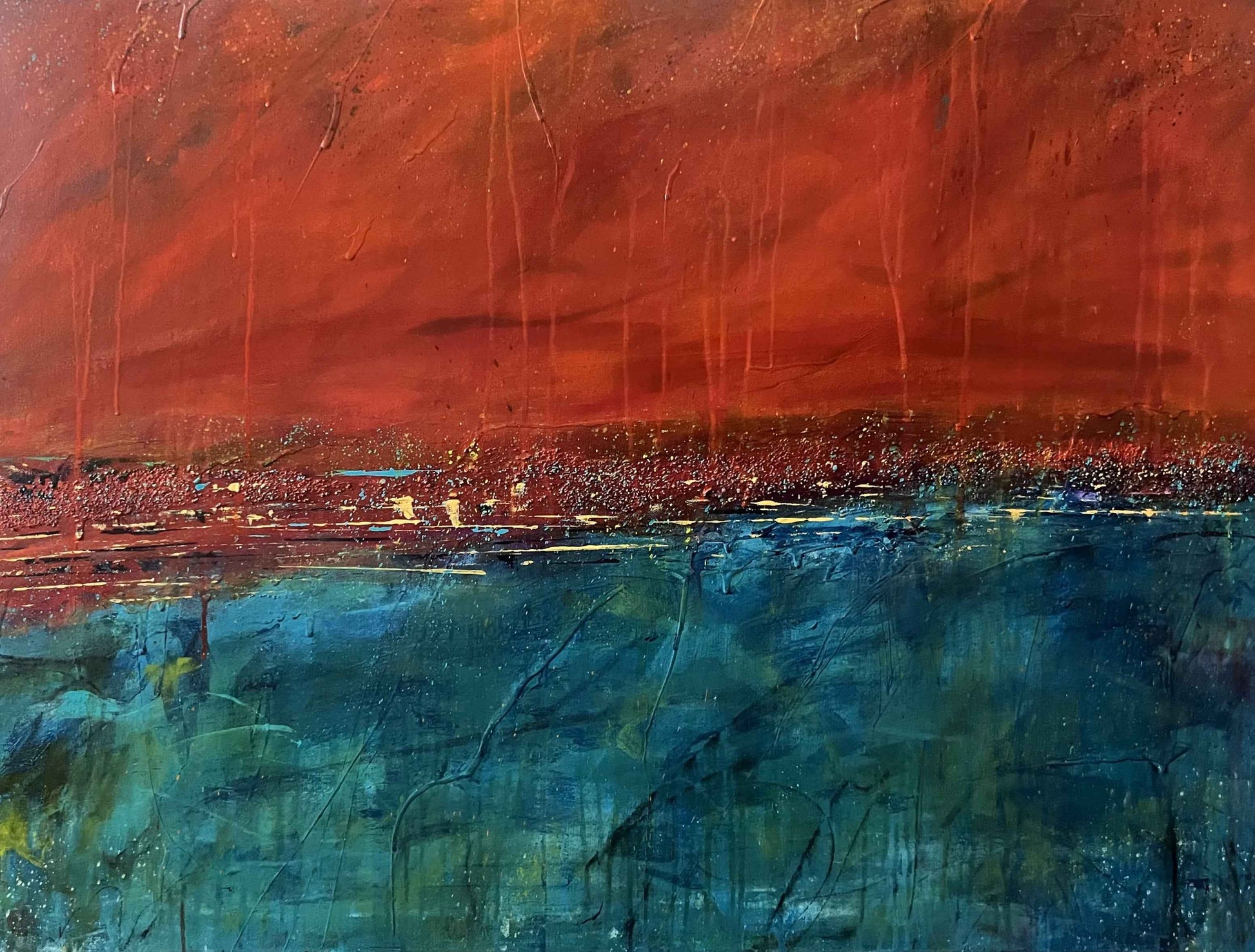 "This is the last stop" 30x40"