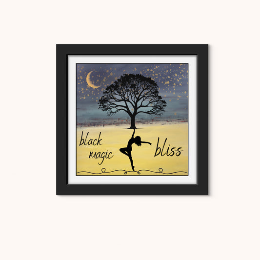 Print - “Black magic bliss”