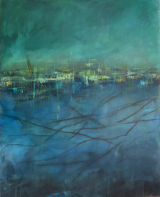 “Can you hear the night talk?” 48x60”