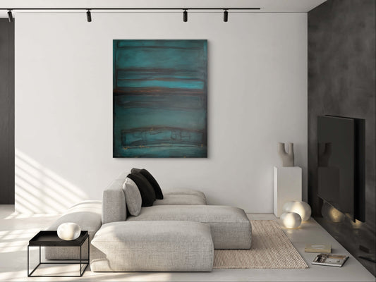 “Looking down from here” 48x60”