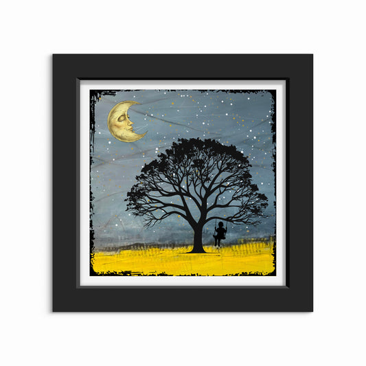 Print - “Moon and swing”