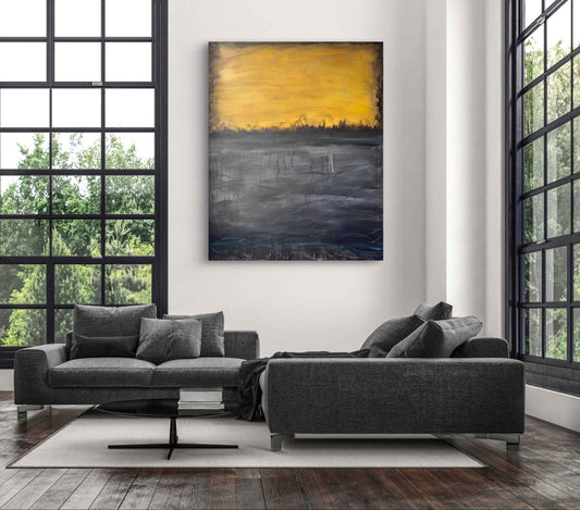 Somewhere between truth and reality -48x60"