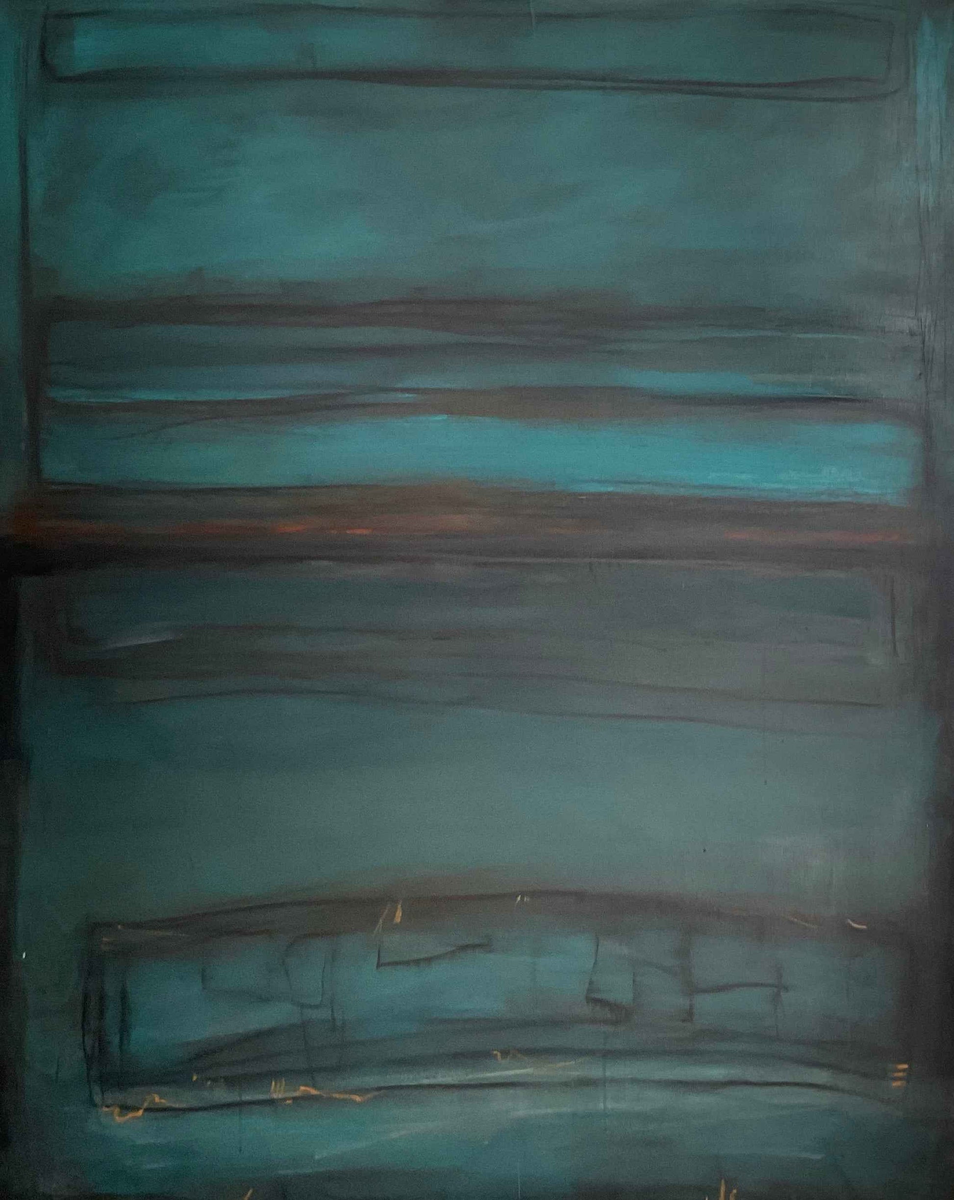 Out on my window ledge -48x60"