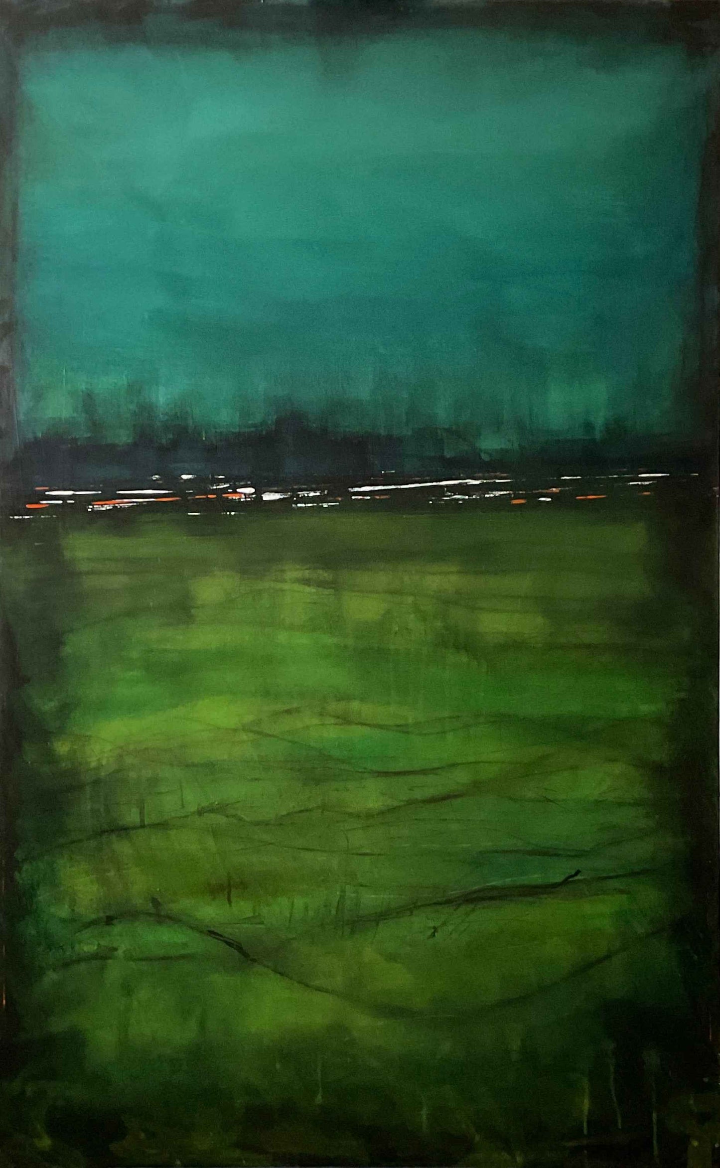 In her breath I'm swimming 30x48"