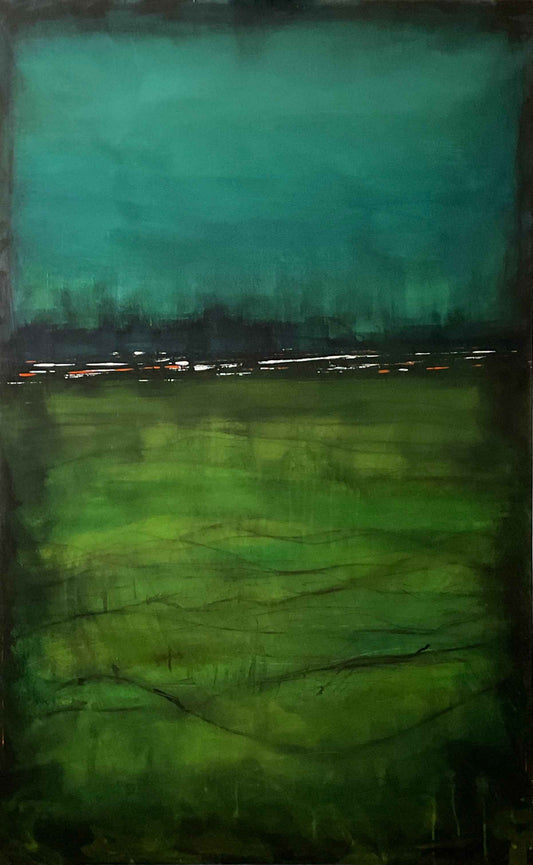 In her breath I'm swimming 30x48"