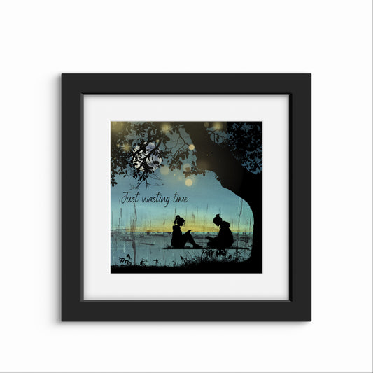 Print- “Just wasting time”